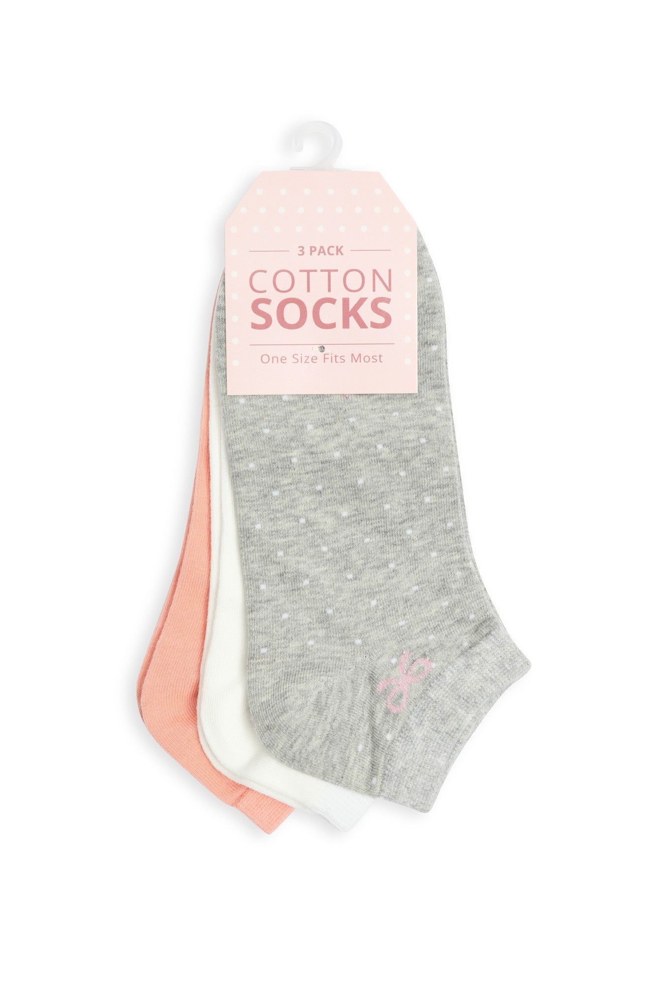 0412ZZ|GREY SPOT/WHITE/PINK