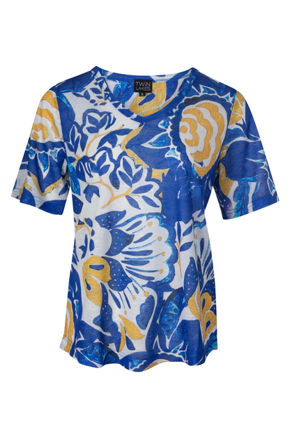 6793A1|BLUES SUN FLORAL